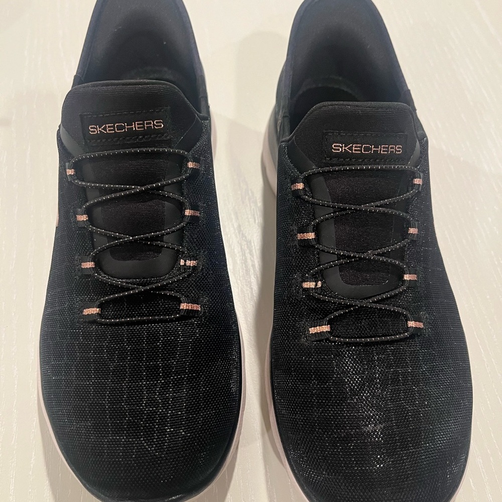 Skechers Black Sneakers for Women